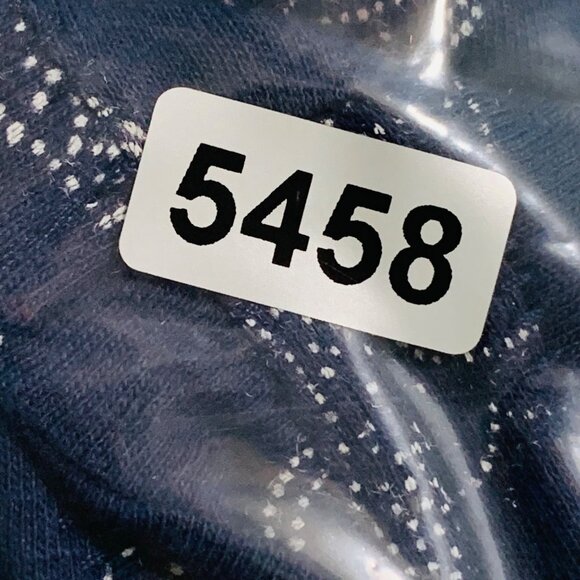 Ann Taylor Loft Vintage Soft Floral Tank Top Medium 100% Cotton Navy Blue Summer - Picture 10 of 10